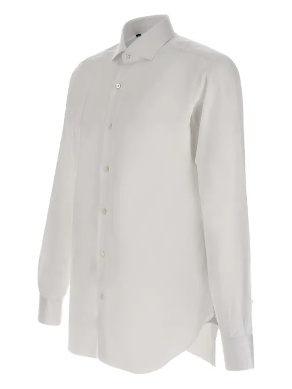 Barba Cotton Shirt | White | FARFETCH IN