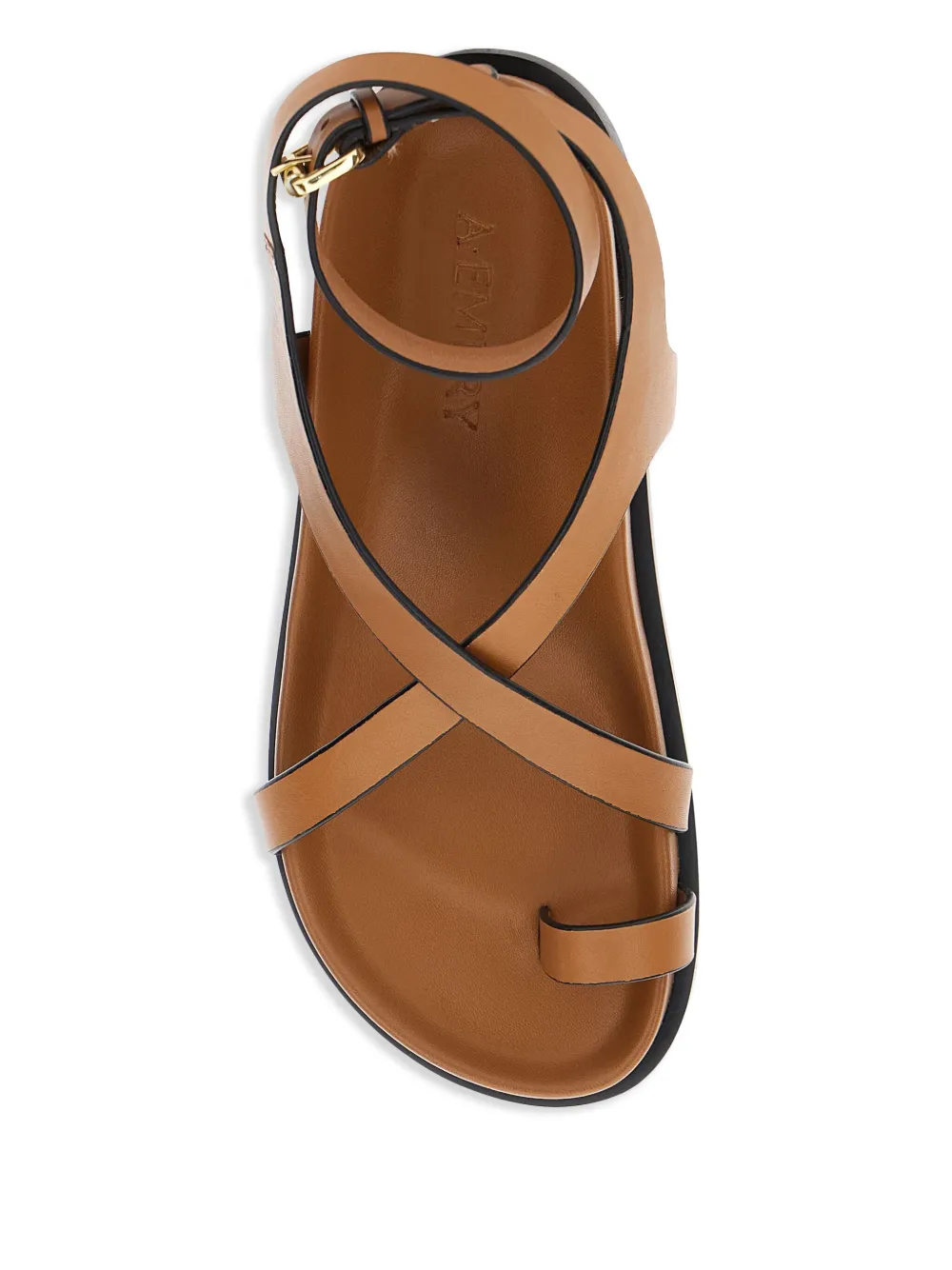A.EMERY Jalen strappy flat sandals Brown
