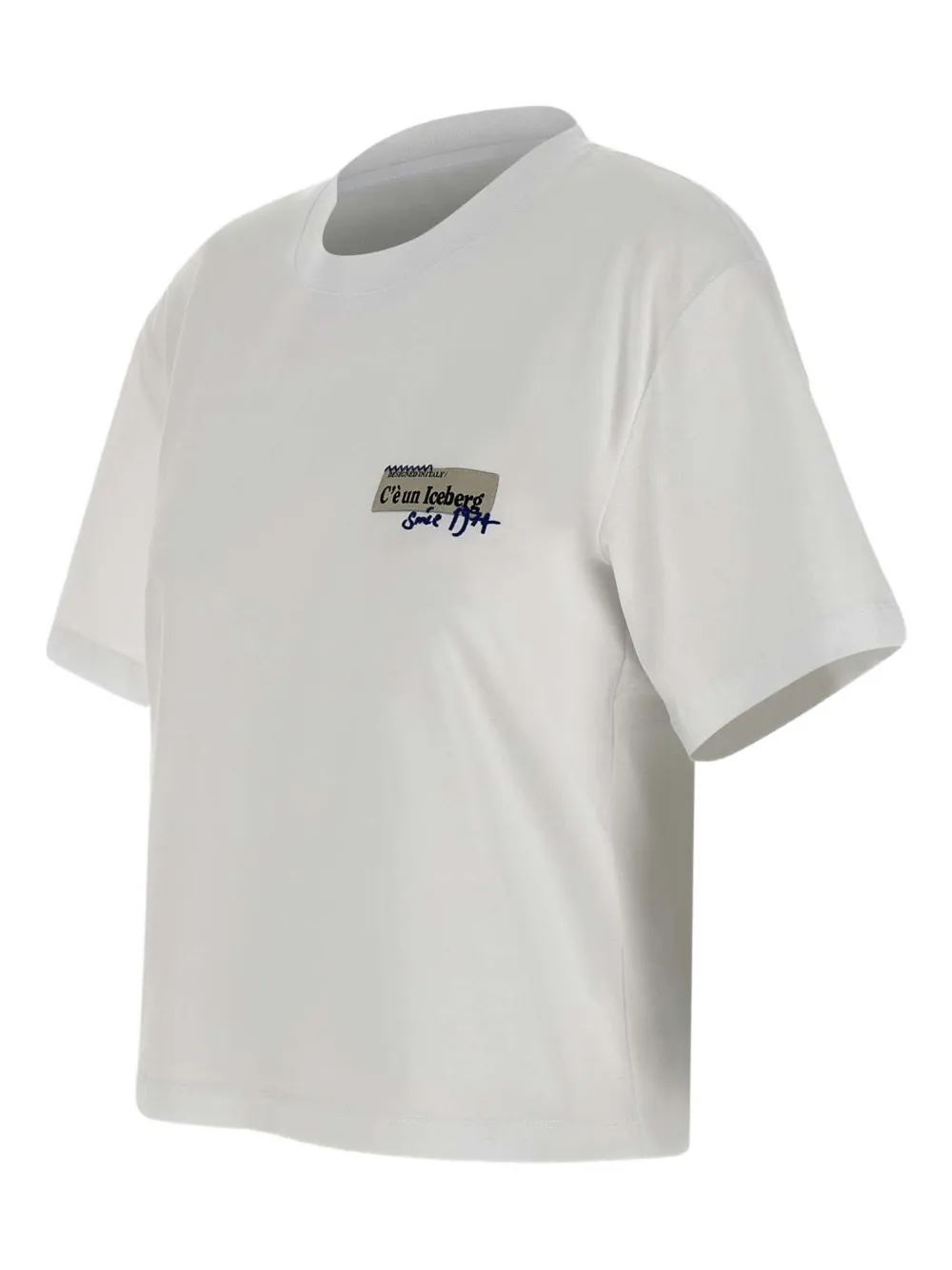Iceberg Katoenen T-shirt Wit