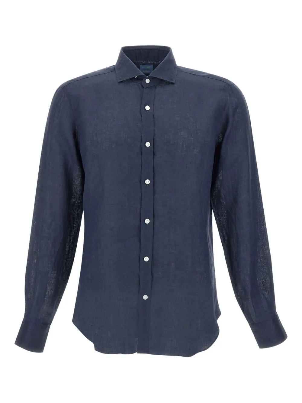 Barba Linnen overhemd Blauw