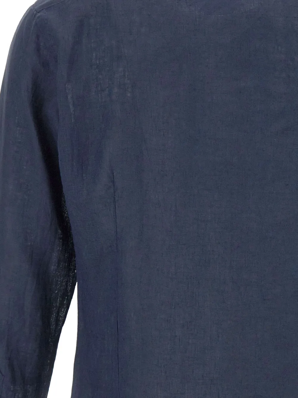 Barba Linnen overhemd Blauw