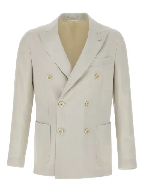 Lardini peak-lapel blazer