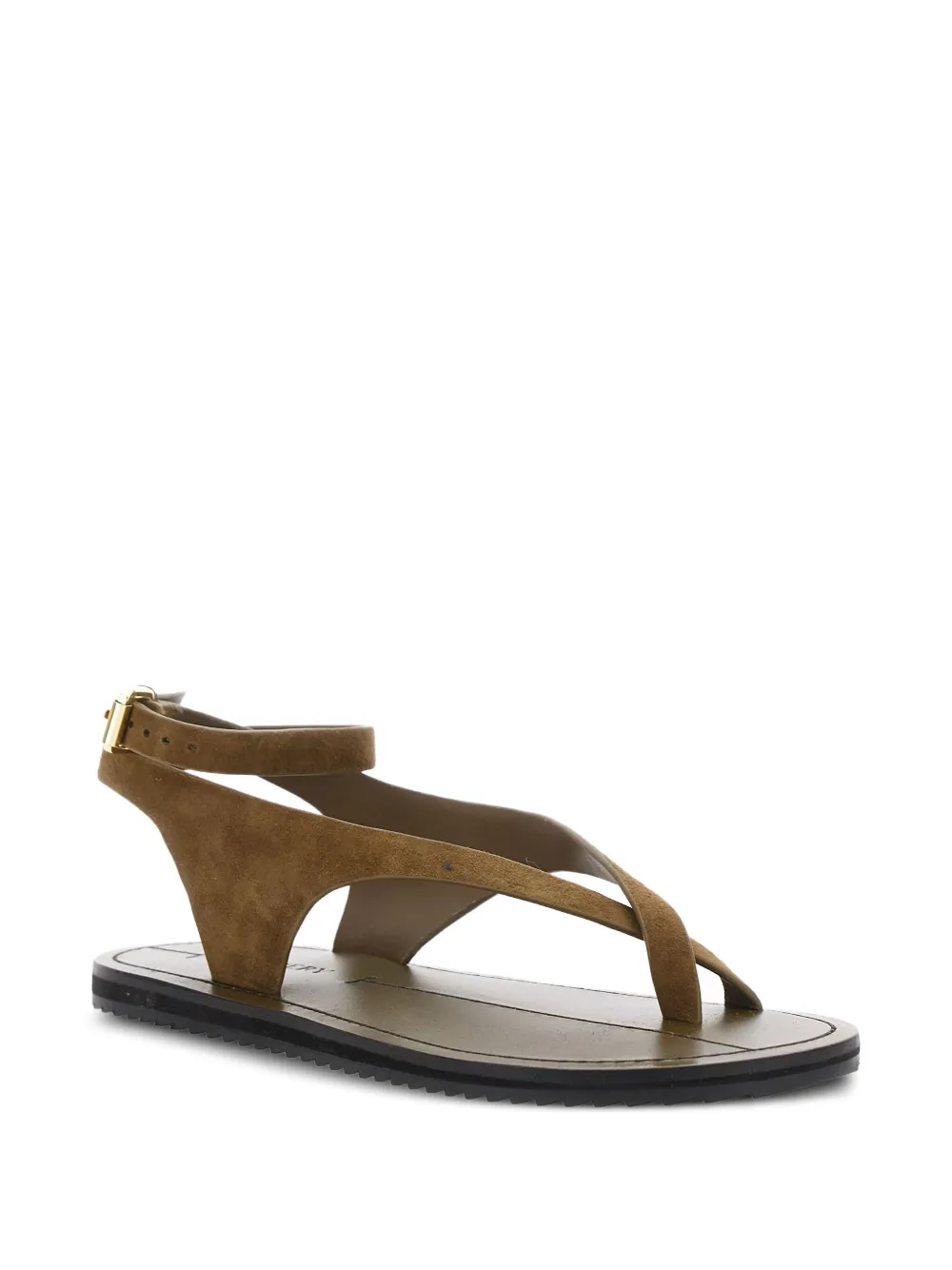 A.EMERY Millar suède sandalen met enkelband Bruin