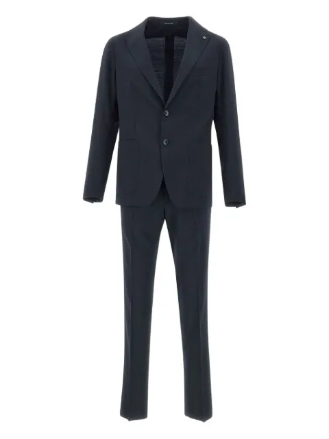 Tagliatore brooch-detail suit
