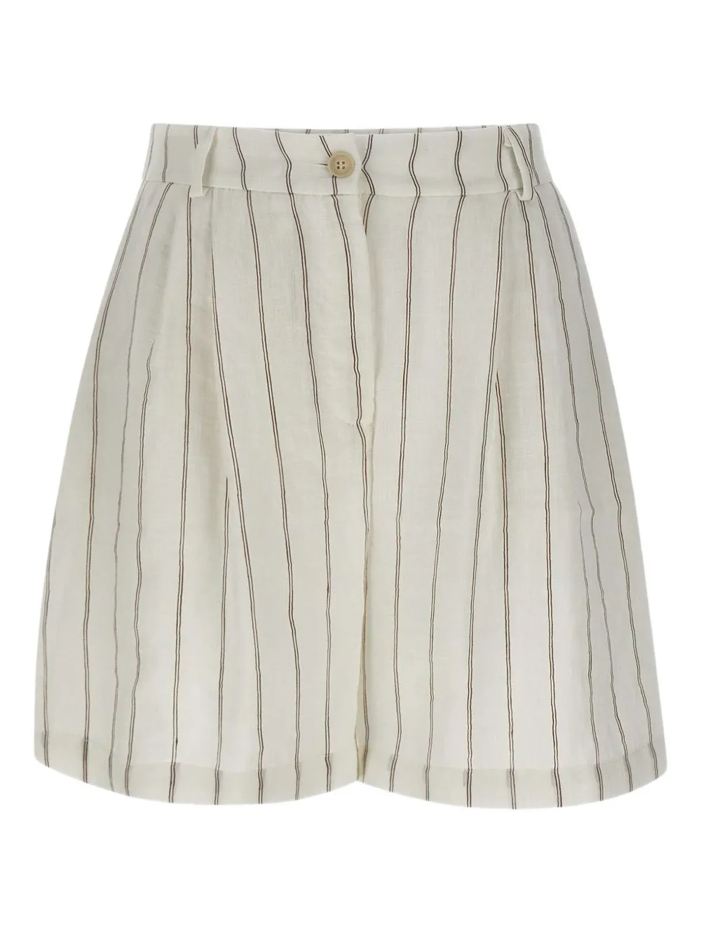 pinstriped shorts
