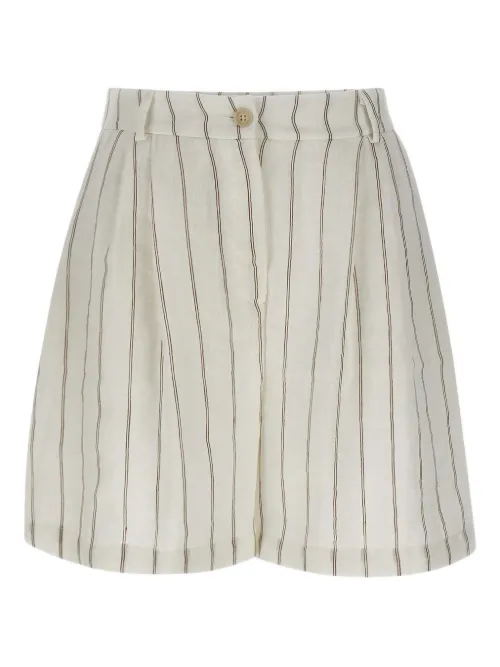 Kaos short à fines rayures - Blanc - kaos - Modalova