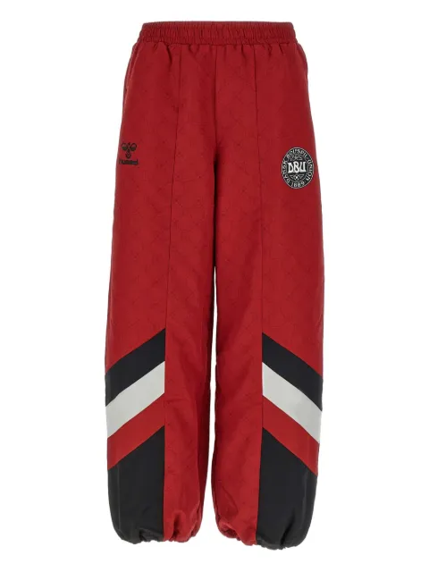 ROTATE BIRGER CHRISTENSEN pants con monograma en colaboración con Hummel x DBU