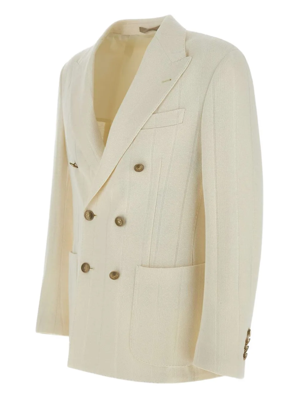Eleventy Blazer met dubbele rij knopen Wit