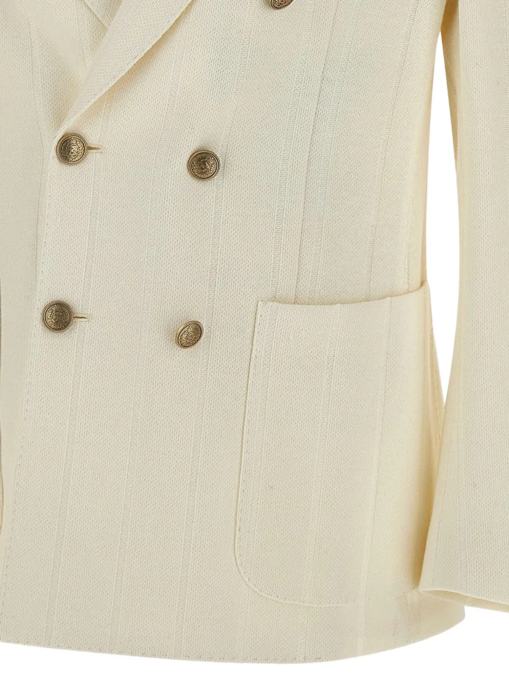 Eleventy Blazer met dubbele rij knopen Wit