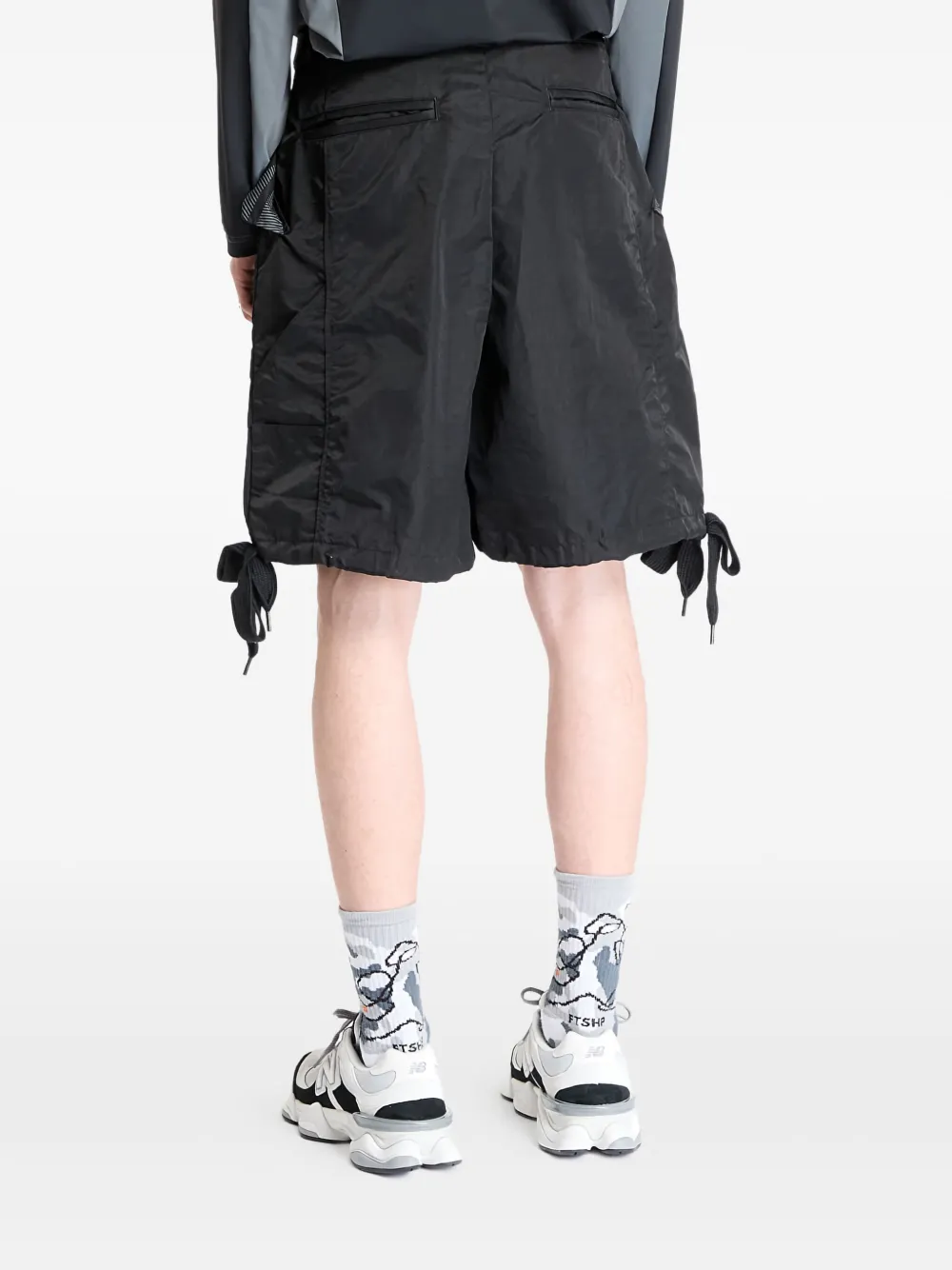 Reebok Cargo shorts Zwart