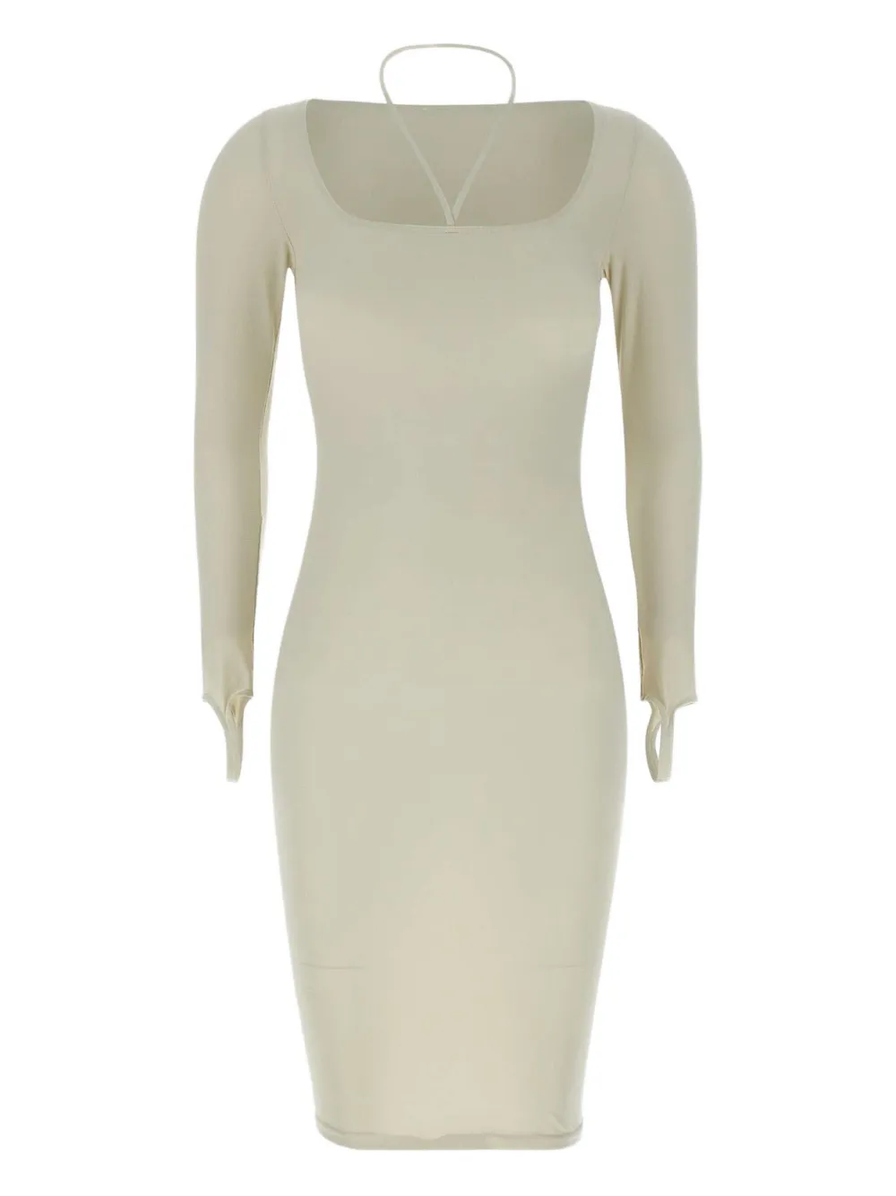 ANDREĀDAMO long sleeve dress | White | Image 1