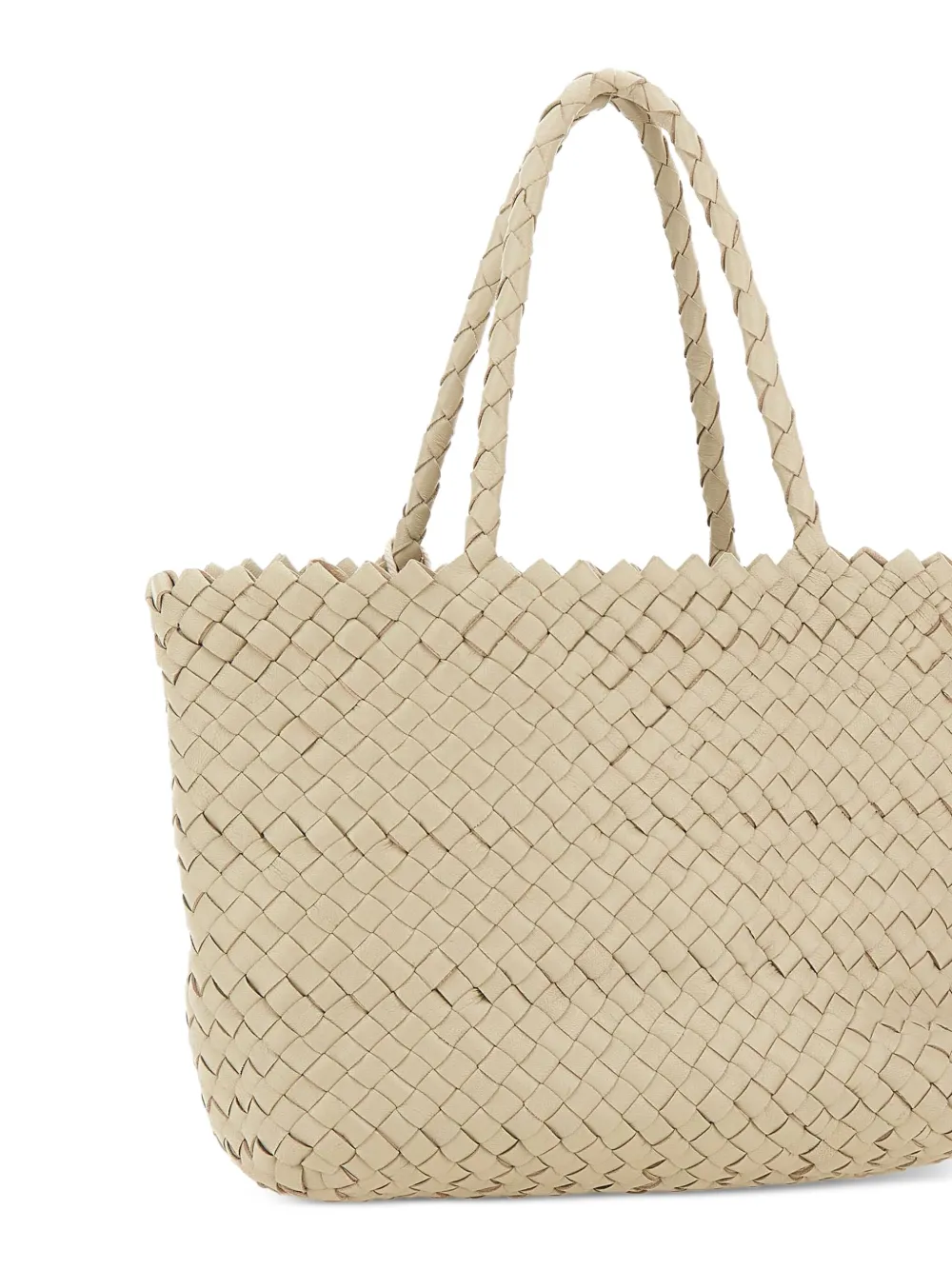 DRAGON DIFFUSION Leren shopper Beige