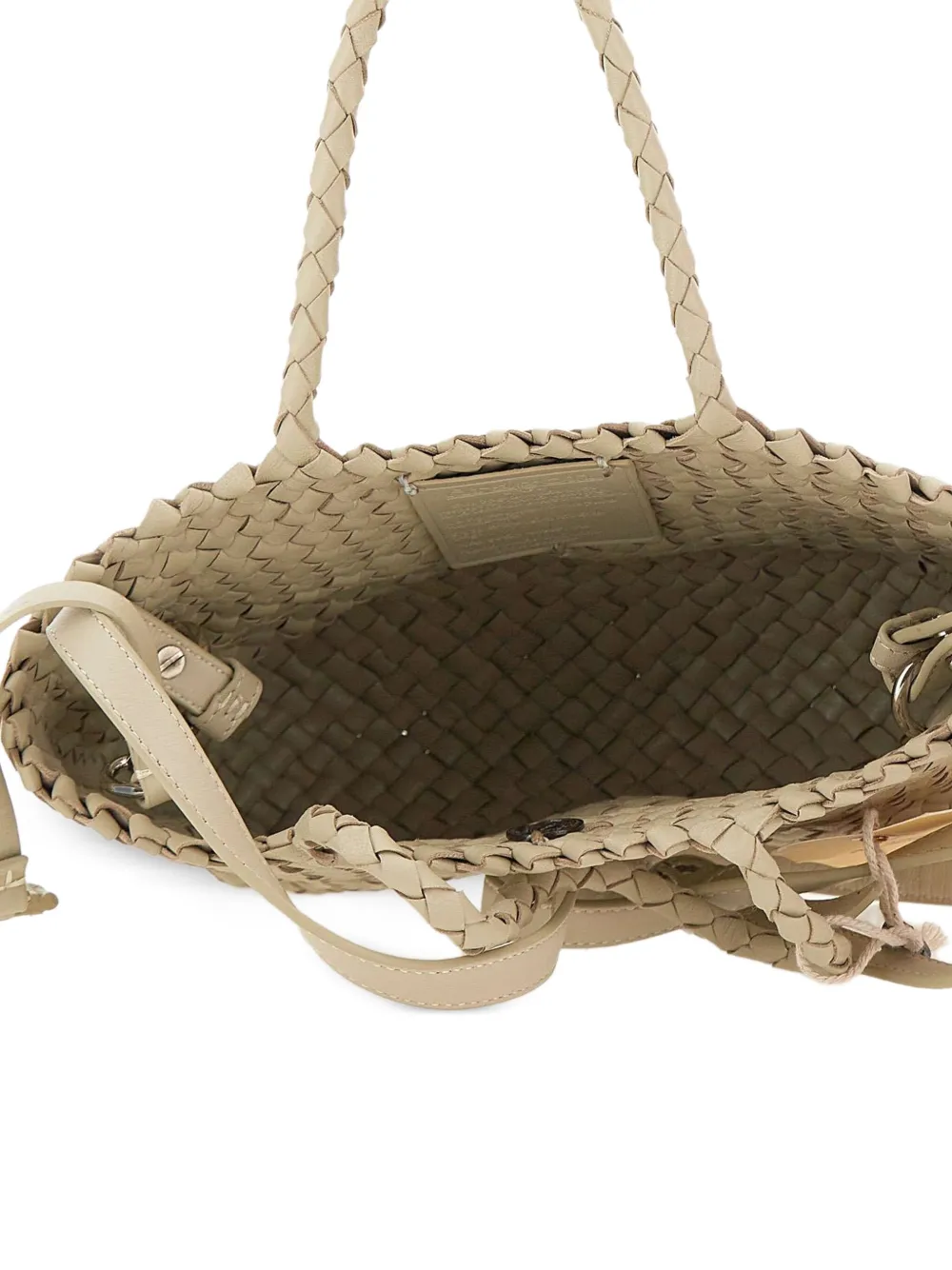 DRAGON DIFFUSION Leren shopper Beige