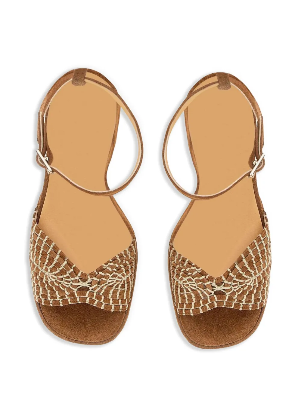 Castañer 140mm platform sandals Brown