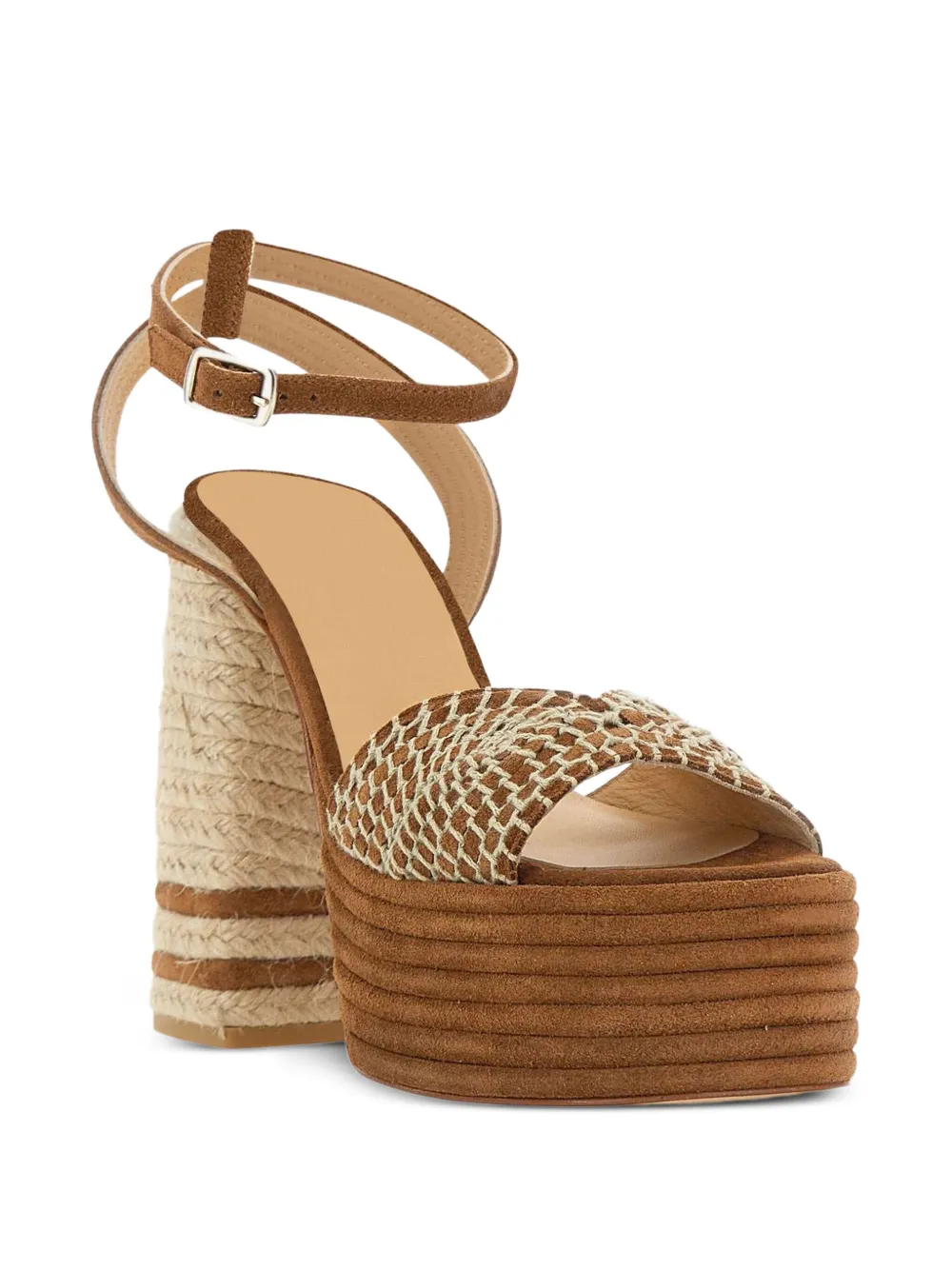 Castañer 140mm platform sandals Brown