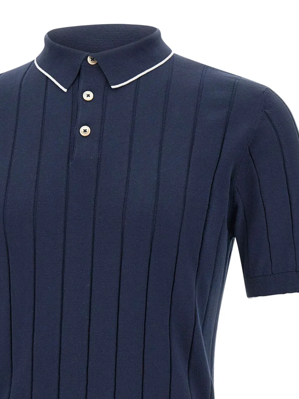 Eleventy Katoenen poloshirt Blauw
