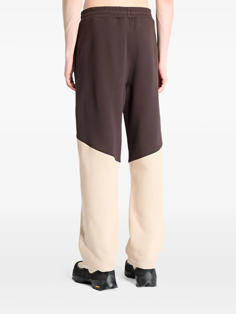 Reebok Broek met wijde pijpen Bruin