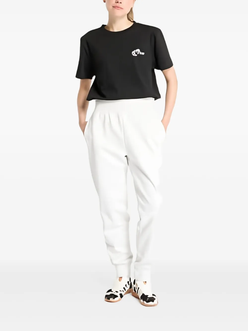 Shop Calvin Klein Elasticated-waist Track Pants