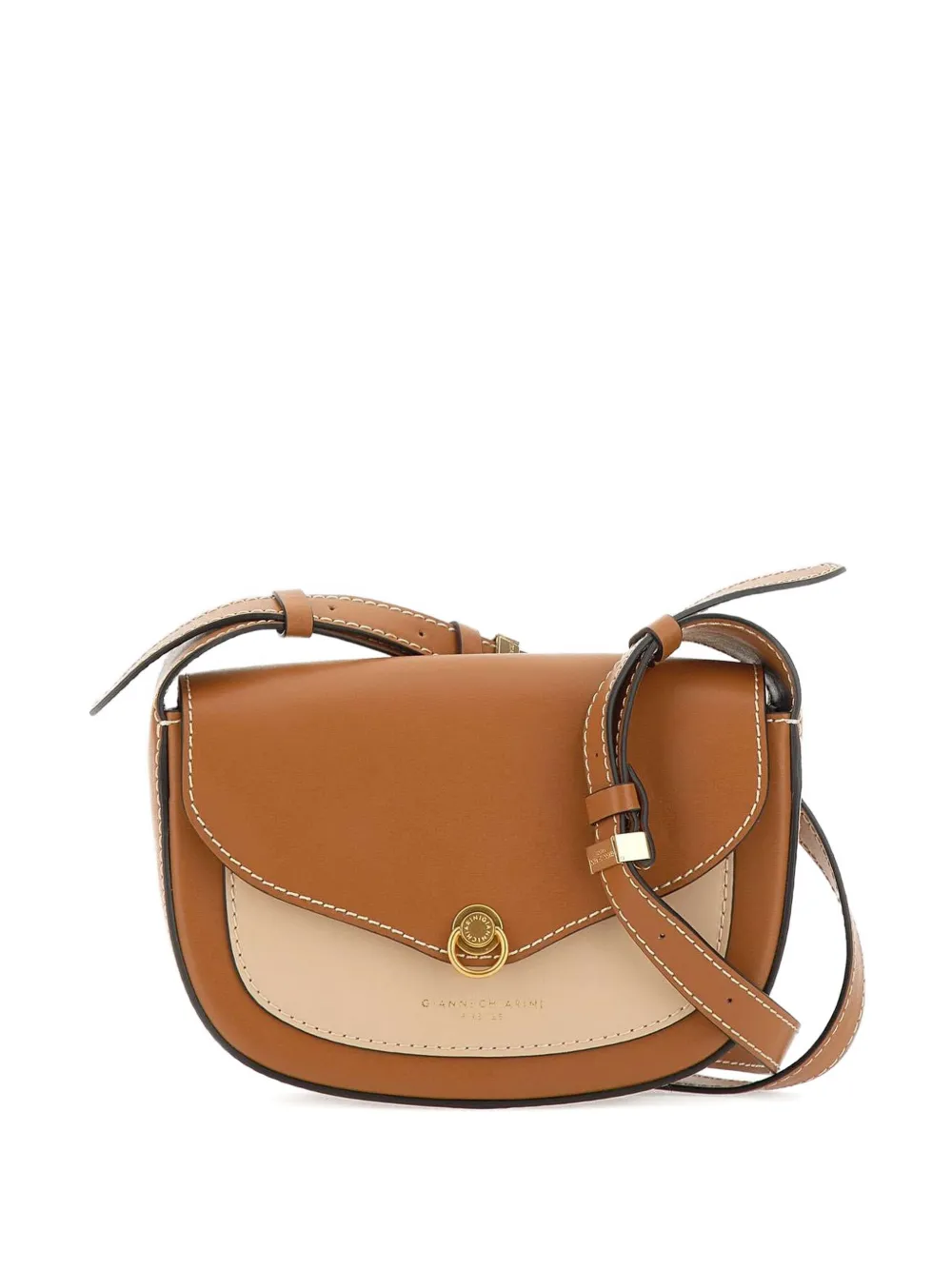 GIANNI CHIARINI Isa ショルダーバッグ - ブラウン GIANNI CHIARINI Isa ショルダーバッグ - ブラウン