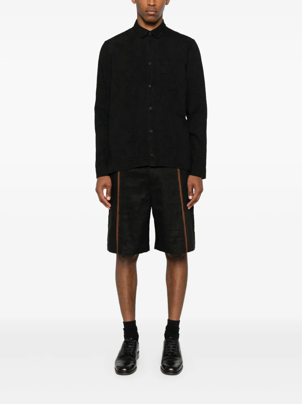 Transit cotton shirt - Zwart