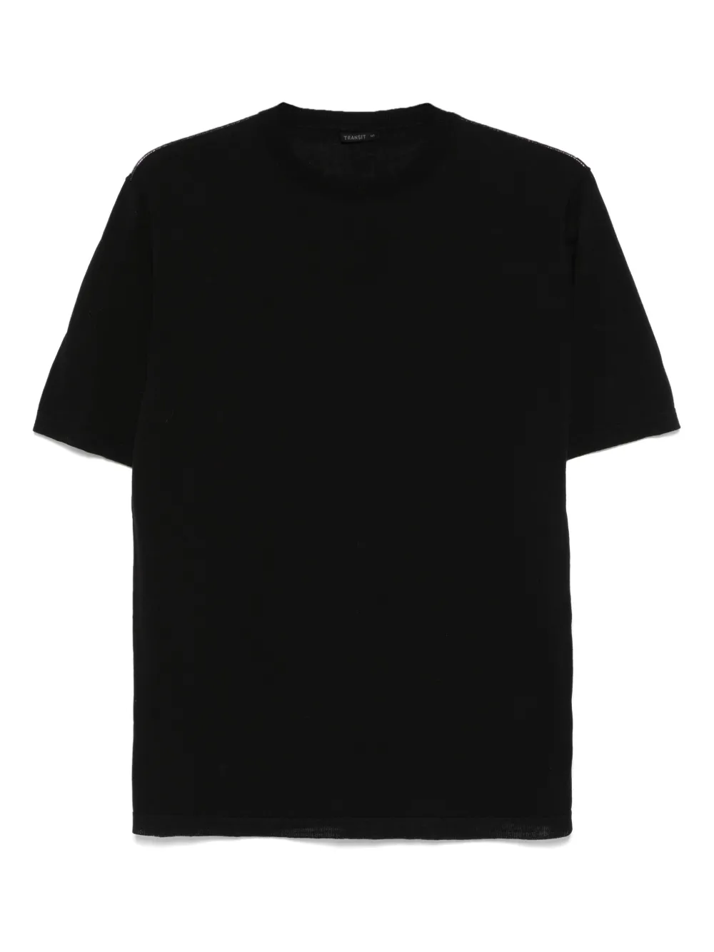 Transit Katoenen T-shirt Zwart