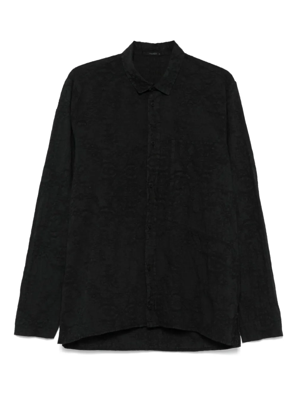 Transit Slim-fit overhemd Zwart