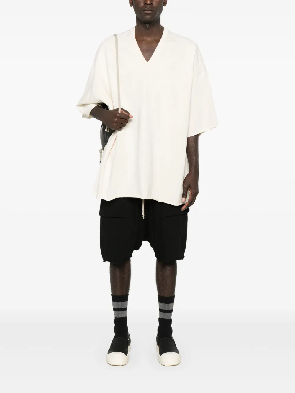 Rick Owens playera con cuello en V | Playeras | Image 2
