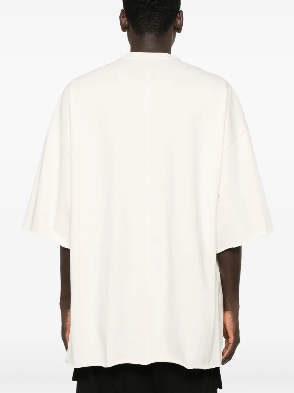 Rick Owens T-shirt met V-hals Beige