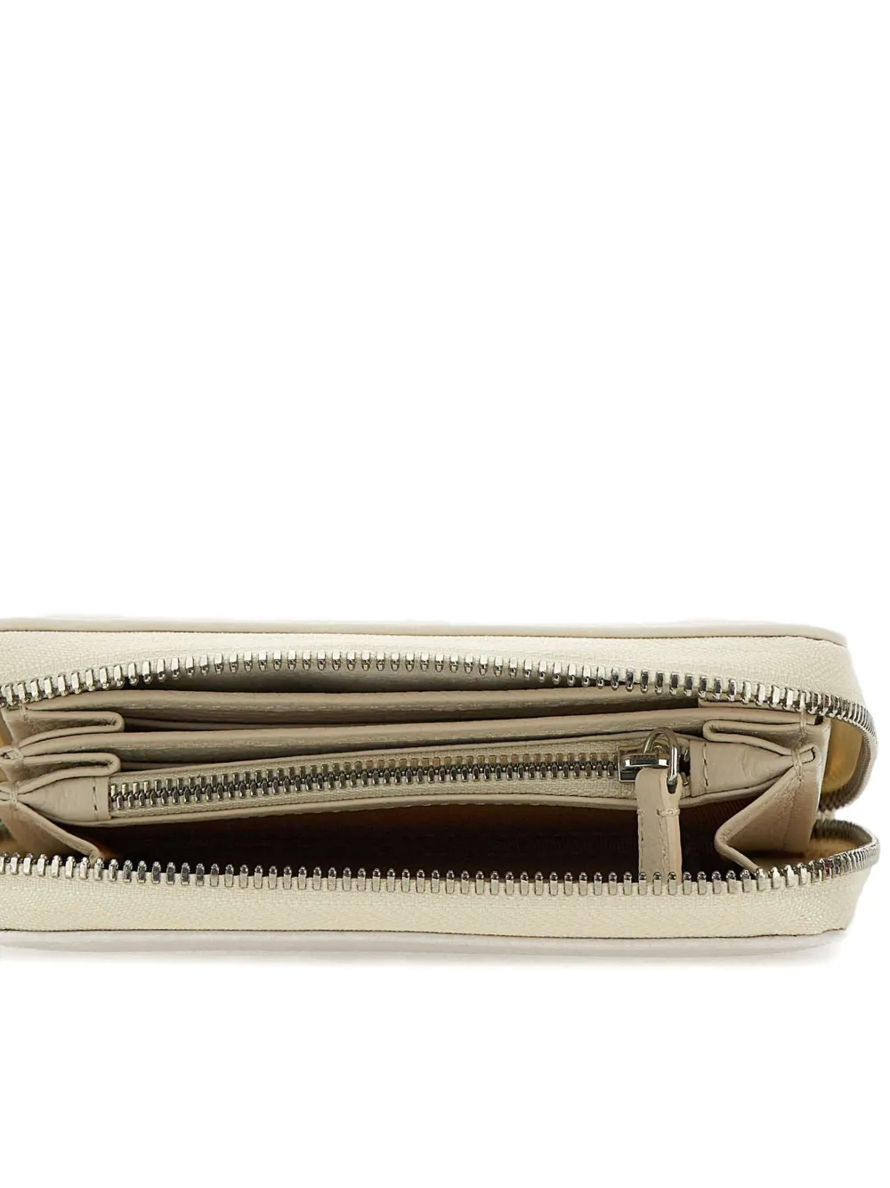 GIANNI CHIARINI Leren portemonnee Beige