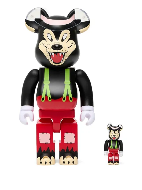 MEDICOM TOY BE@RBRICK The Big Bad Wolf figurines (set of two)