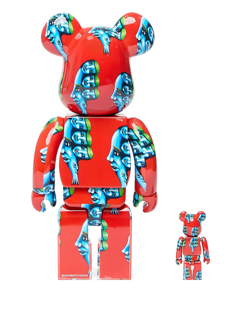 MEDICOM TOY x Yoshimoto Kogyo BE@RBRICK Cookie figurine (set of two) | Figurines | Image 2