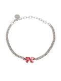 Palm Angels monogram chain bracelet - Silver