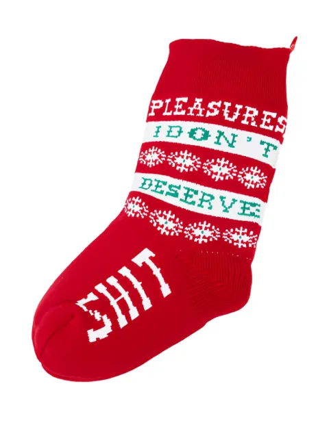 Pleasures Naughty Holliday sock