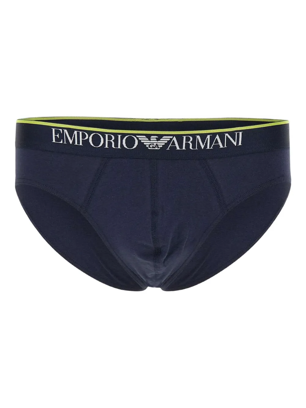 Emporio Armani プリント ブリーフ セット - ブルー Emporio Armani プリント ブリーフ セット - ブルー