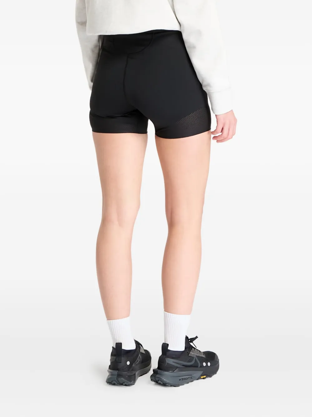 Calvin Klein Mesh-panel Cycling Shorts In Black