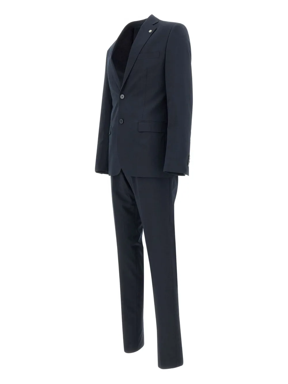 Manuel Ritz Pak met enkele rij knopen Blauw