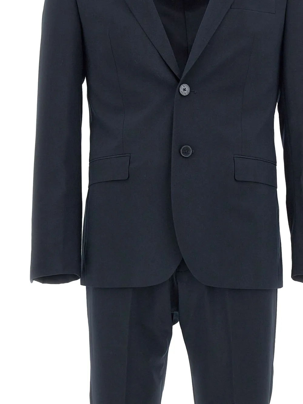Manuel Ritz Pak met enkele rij knopen Blauw