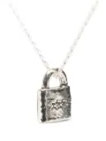 TWOJEYS padlock-pendent necklace - Silver