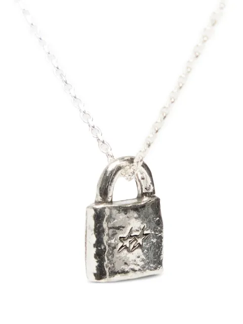 TWOJEYS padlock-pendent necklace
