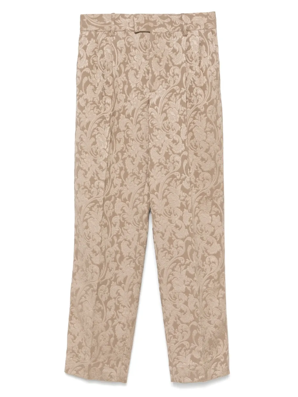 Drôle De Monsieur Golfeur broek met jacquard Beige