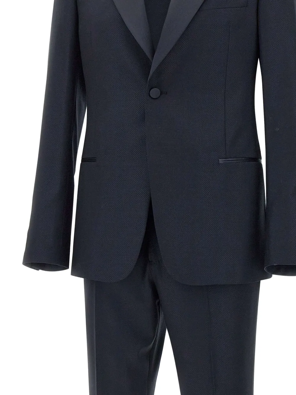 Emporio Armani Pak met enkele rij knopen Blauw