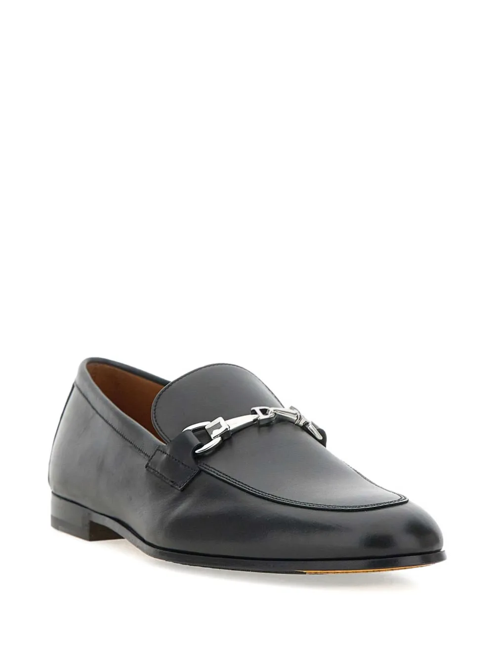 Doucal's horsebit-detail loafers Black