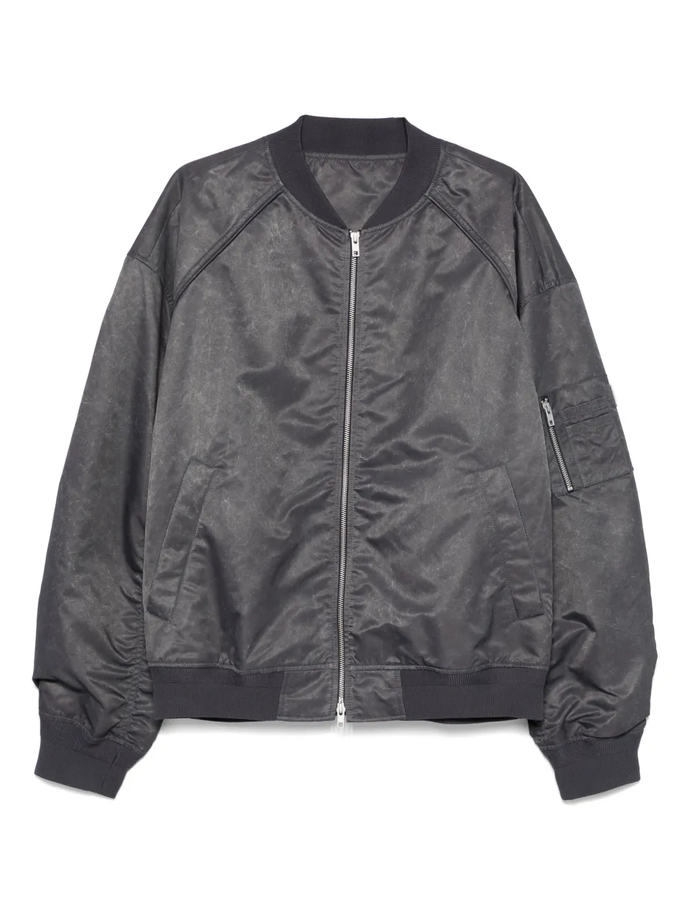 Juun.J distressed bomber jacket | Grey | Image 1