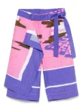 Craig Green Towel cotton shorts - Purple