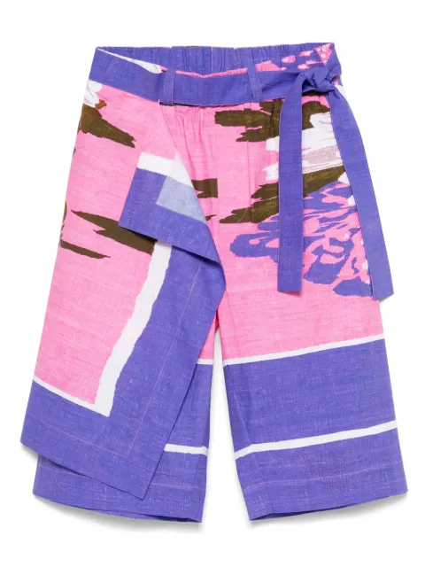Craig Green Towel cotton shorts