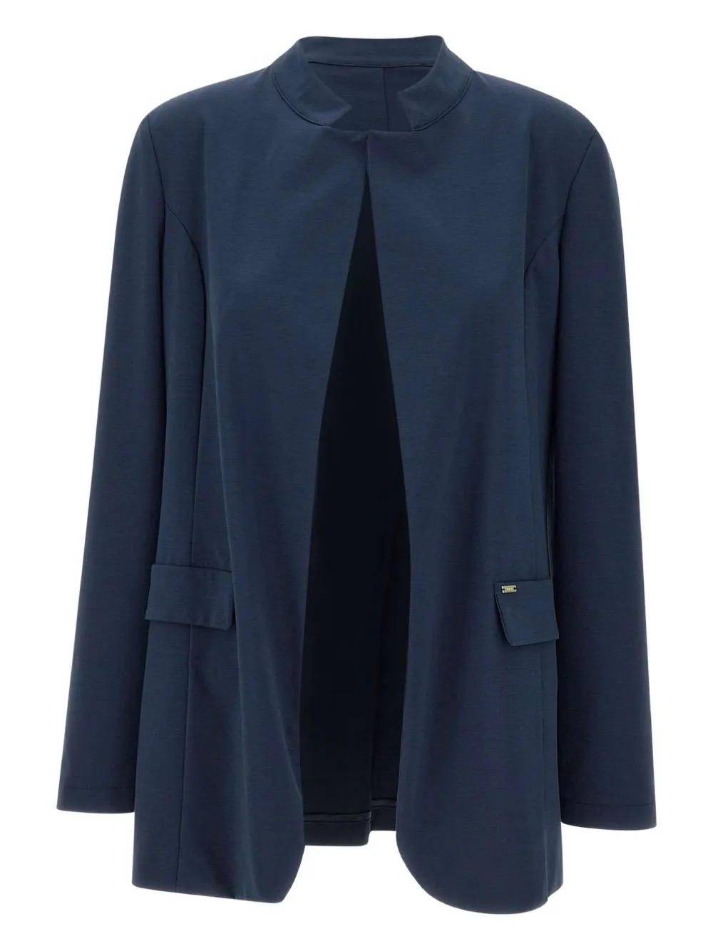 kaos blazer de algodón con botones | azul | Image 1
