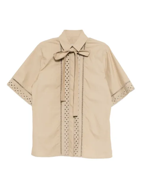 Elie Saab embroidered cotton shirt