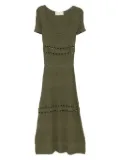 Elie Saab cut-out midi dress - Green