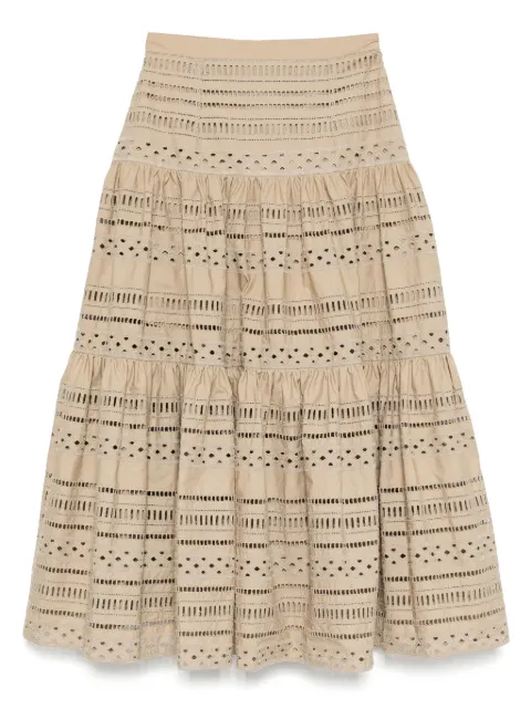 Elie Saab falda midi bordada