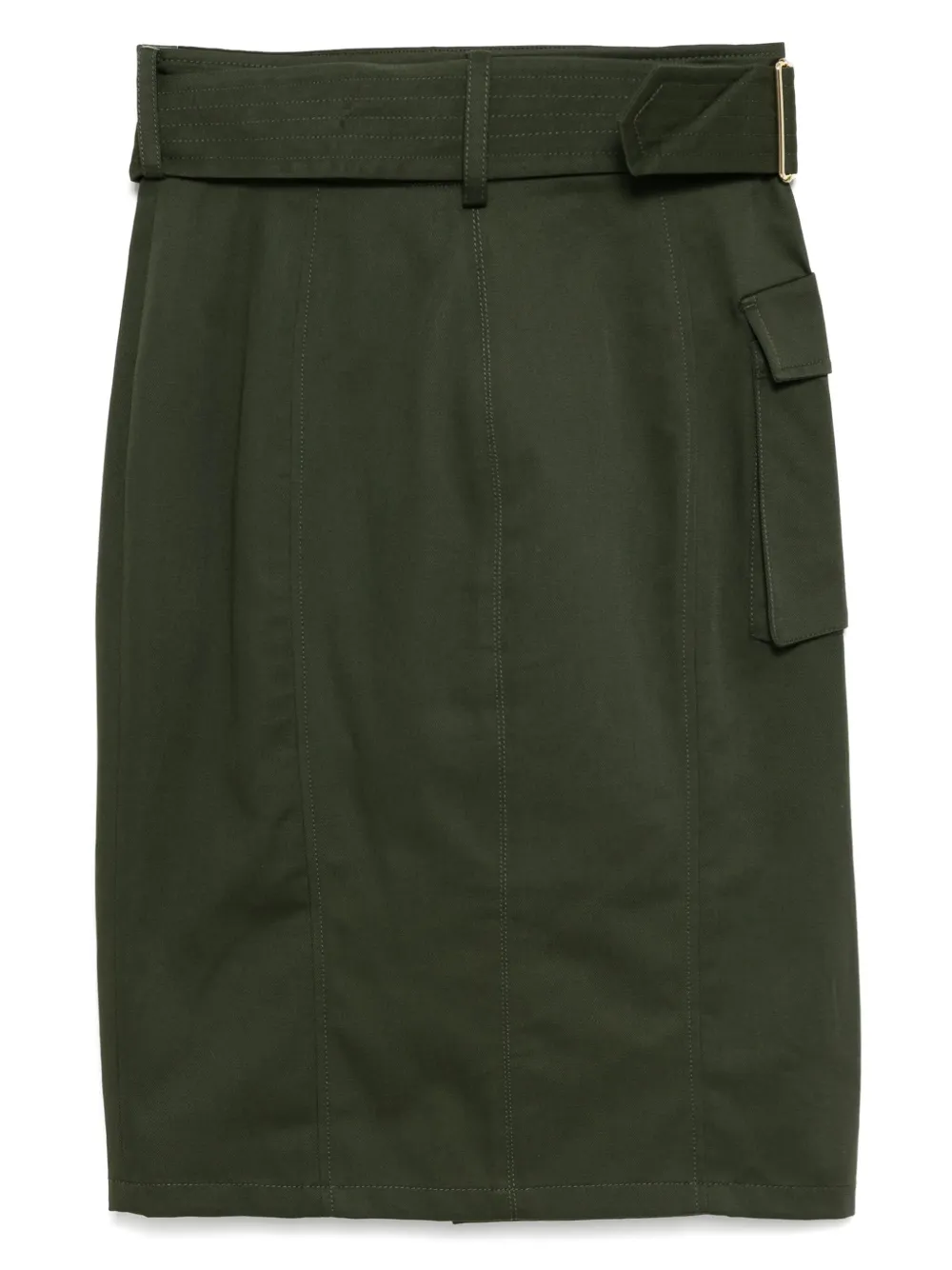 Elie Saab Gabardine rok - Groen